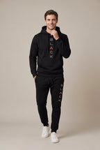 Męski Zestaw Dresowy | Bluza z Kapturem i Spodnie Joggery - Arkadya Outlet - Sets