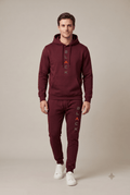Męski Zestaw Dresowy | Bluza z Kapturem i Spodnie Joggery - Arkadya Outlet - Sets