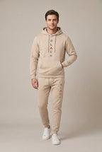 Męski Zestaw Dresowy | Bluza z Kapturem i Spodnie Joggery - Arkadya Outlet - Sets