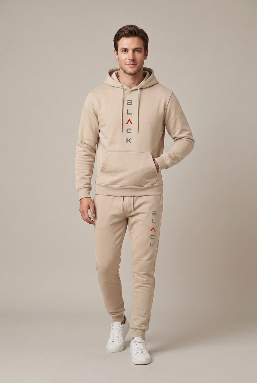 Męski Zestaw Dresowy | Bluza z Kapturem i Spodnie Joggery - Arkadya Outlet - Sets