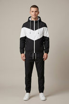 Męski Zestaw Dresowy | Bluza z Kapturem i Spodnie Joggery - Arkadya Outlet - Sets
