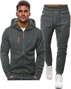 Męski Zestaw Dresowy | Bluza z Kapturem i Spodnie Joggery - Arkadya Outlet - Sets