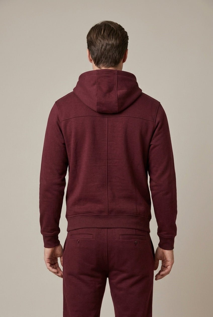 Męski Zestaw Dresowy | Bluza z Kapturem i Spodnie Joggery - Arkadya Outlet - Sets