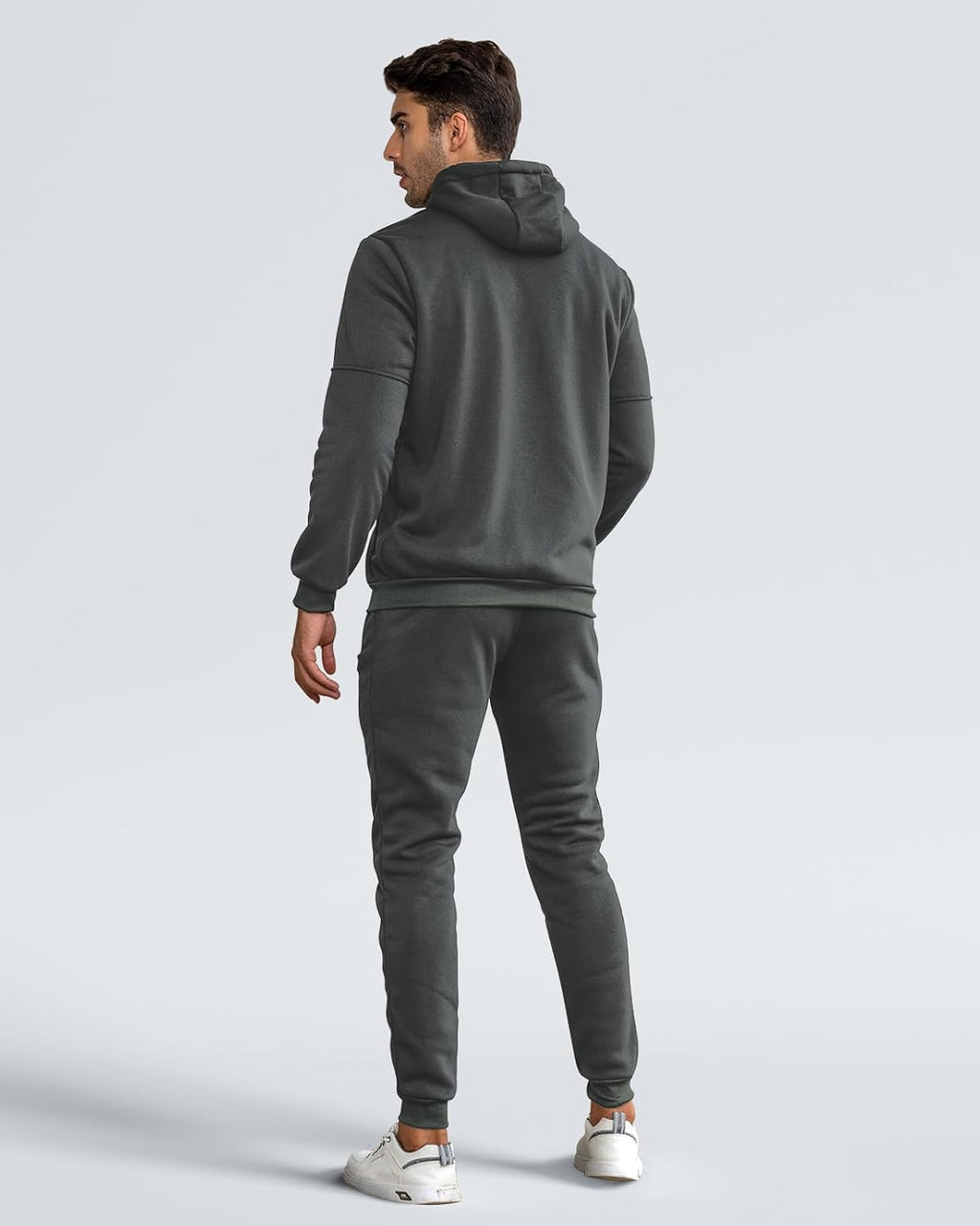 Męski Zestaw Dresowy | Bluza z Kapturem i Spodnie Joggery - Arkadya Outlet - Sets