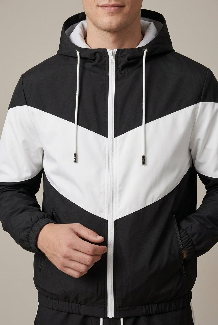 Męski Zestaw Dresowy | Bluza z Kapturem i Spodnie Joggery - Arkadya Outlet - Sets