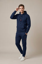 Męski Zestaw Dresowy | Bluza z Kapturem i Spodnie Joggery - Arkadya Outlet - Sets