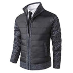 Męski Zestaw | Hybrydowa bluza ze stójką i zamkiem - Arkadya Outlet - Sets