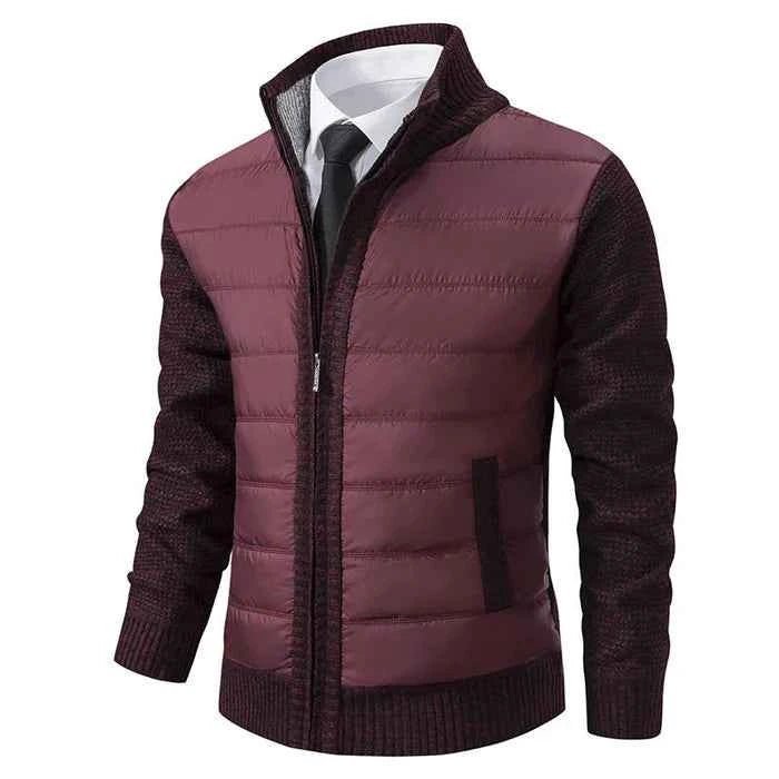 Męski Zestaw | Hybrydowa bluza ze stójką i zamkiem - Arkadya Outlet - Sets
