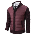 Męski Zestaw | Hybrydowa bluza ze stójką i zamkiem - Arkadya Outlet - Sets