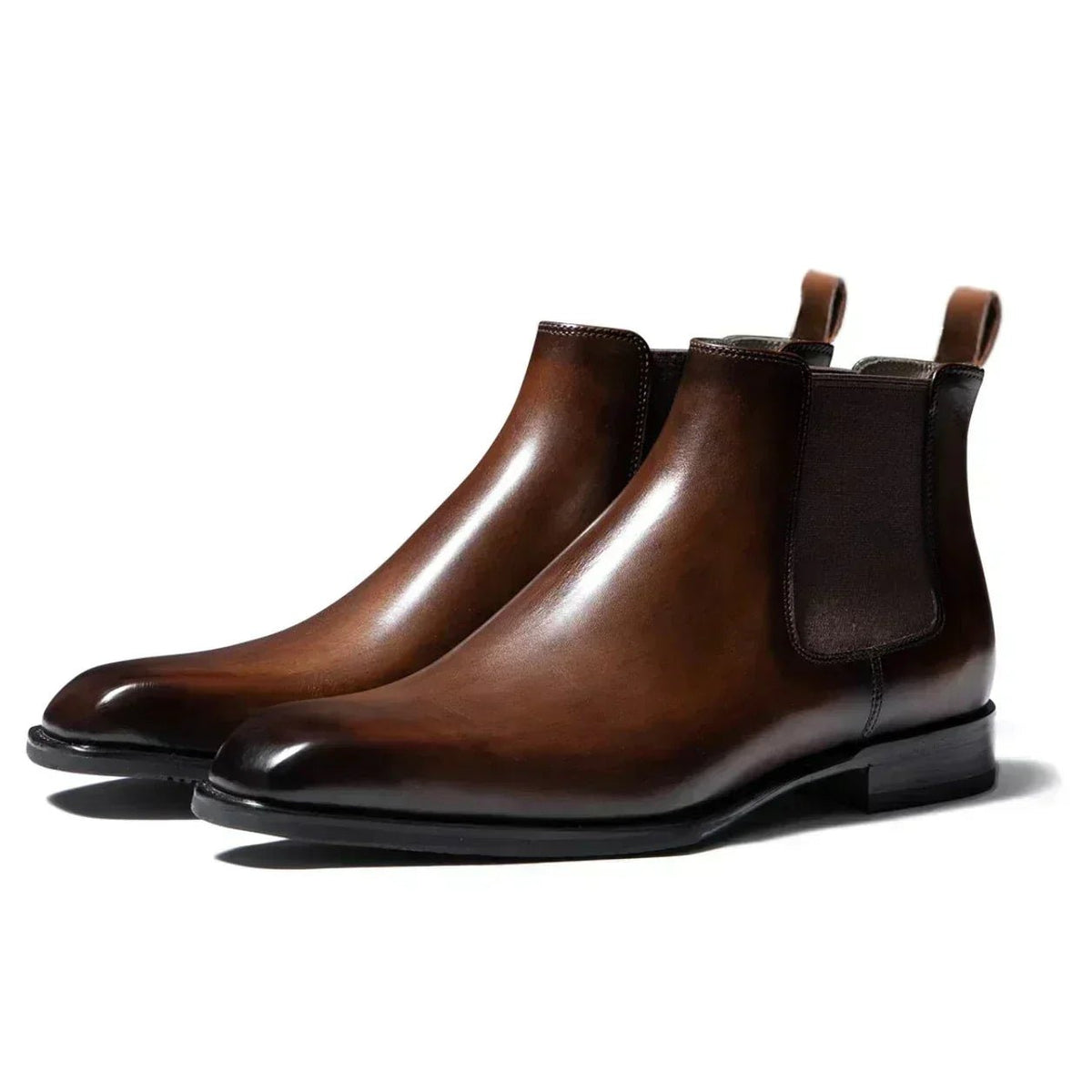 Męskie Botki ze Szpicem | Elastyczne Panele Boczne i Stabilna Podeszwa - Arkadya Outlet - Boots