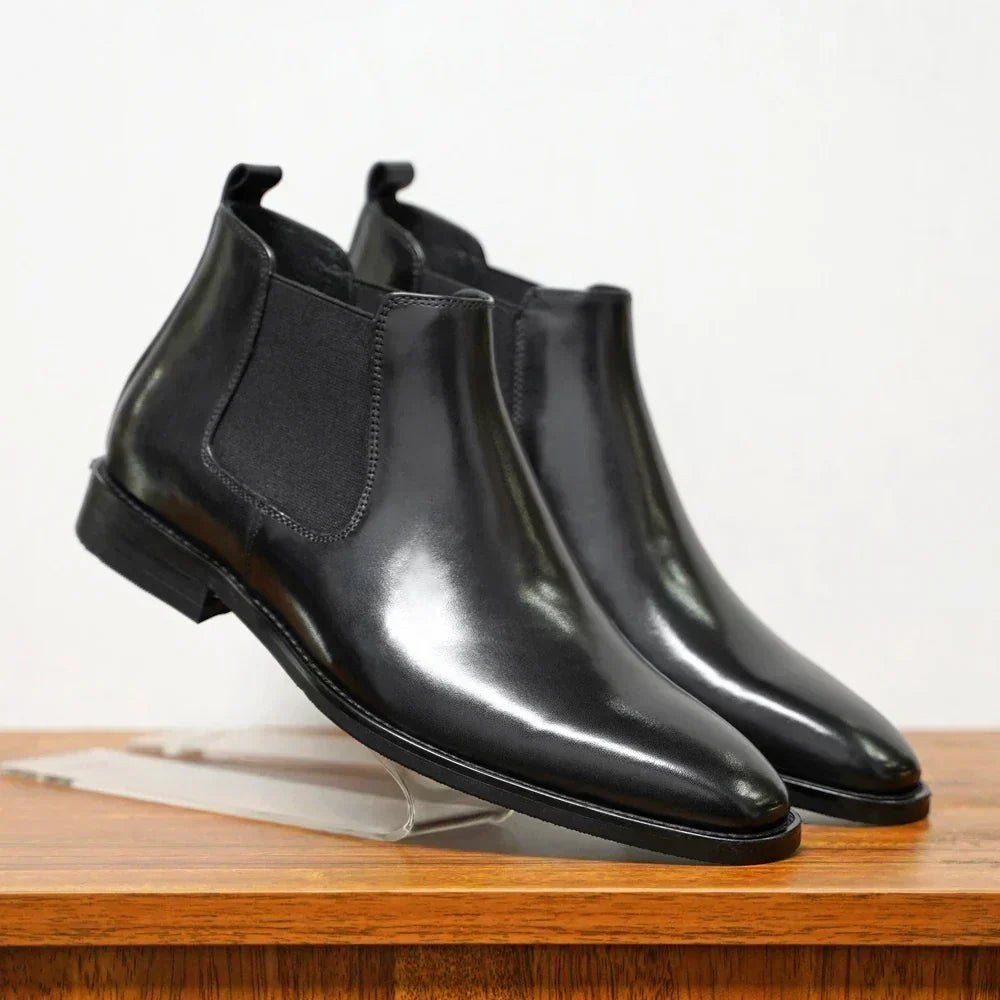 Męskie Buty Chelsea | Klasyczna Konstrukcja z Elastycznymi Bokami - Arkadya Outlet - Shoes