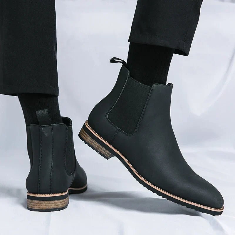 Męskie Buty Chelsea | Wsuwana Konstrukcja za Kostkę - Arkadya Outlet - Shoes