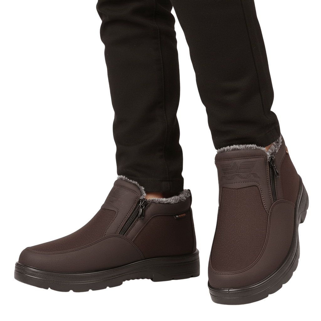 Męskie buty wodoodporne antypoślizgowe zimowe obuwie - Arkadya Outlet - Men Shoes