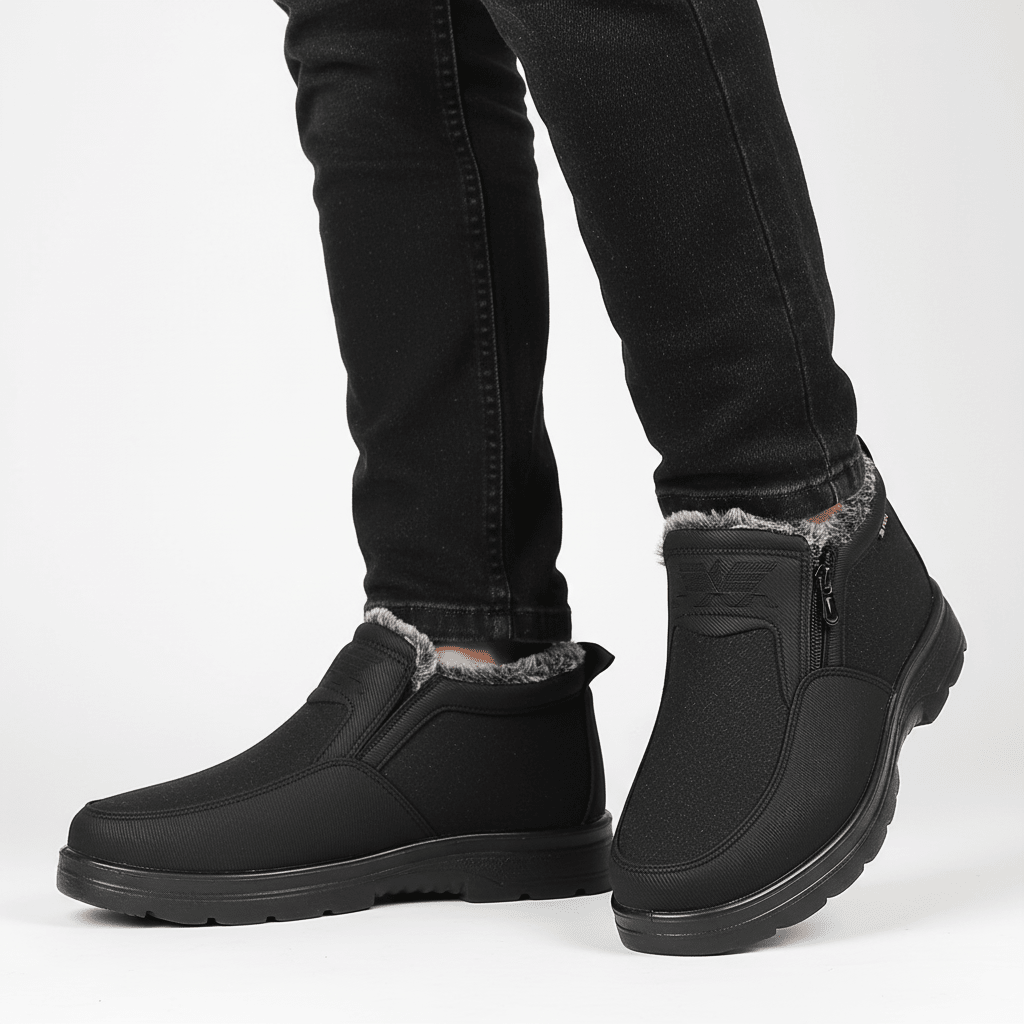Męskie buty wodoodporne antypoślizgowe zimowe obuwie - Arkadya Outlet - Men Shoes
