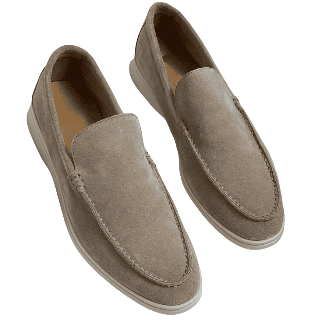 Mokasyny Męskie Wsuwana Lekka Konstrukcja - Arkadya Outlet - Men Shoes