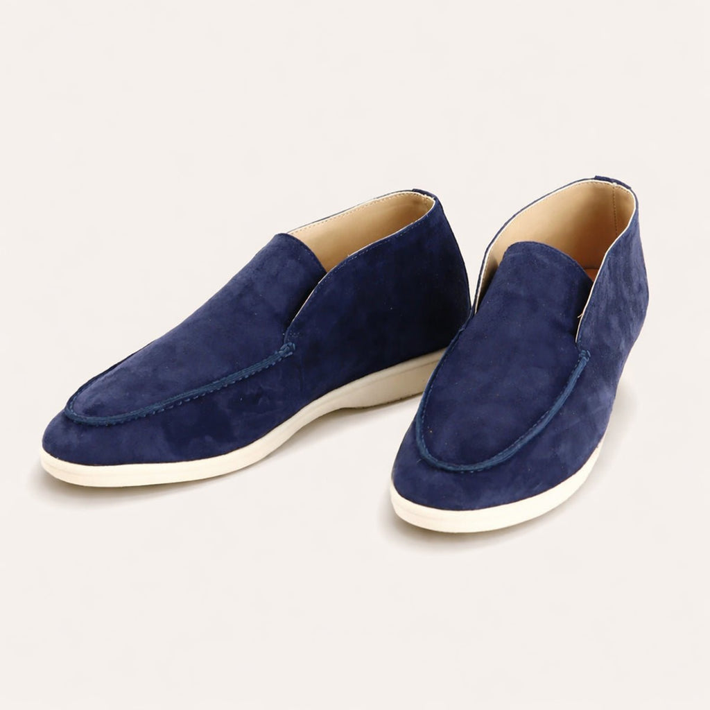 Mokasyny męskie wsuwane – klasyczny fason, niski profil - Arkadya Outlet - Men Shoes