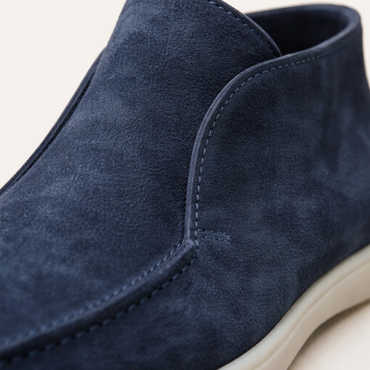 Mokasyny męskie wsuwane – klasyczny fason, niski profil - Arkadya Outlet - Men Shoes