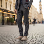 Mokasyny męskie wsuwane – klasyczny fason, niski profil - Arkadya Outlet - Men Shoes