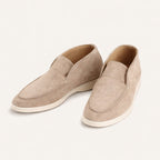 Mokasyny męskie wsuwane – klasyczny fason, niski profil - Arkadya Outlet - Men Shoes