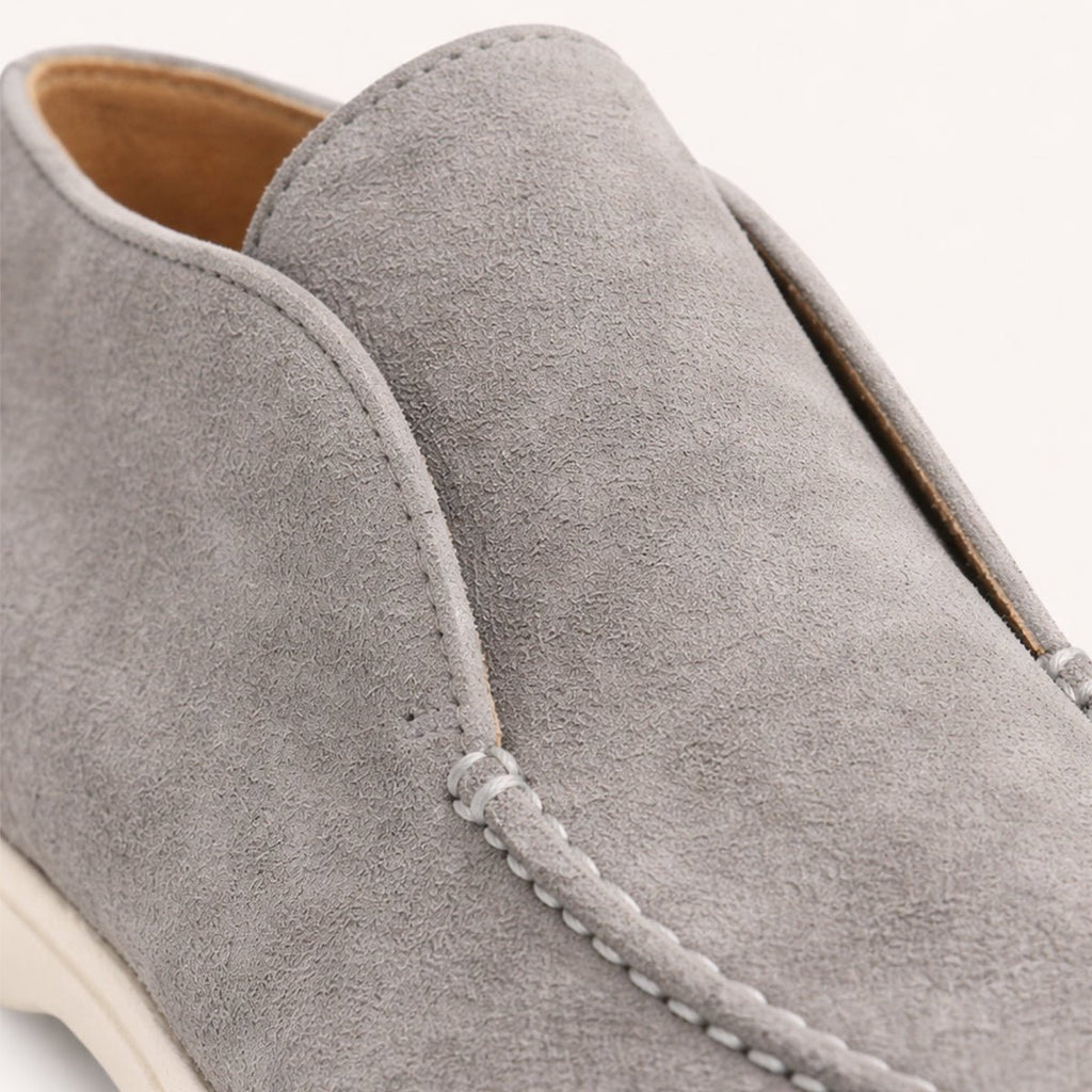 Mokasyny męskie wsuwane – klasyczny krój, niski profil - Arkadya Outlet - Men Shoes