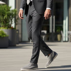 Mokasyny męskie wsuwane – klasyczny krój, niski profil - Arkadya Outlet - Men Shoes