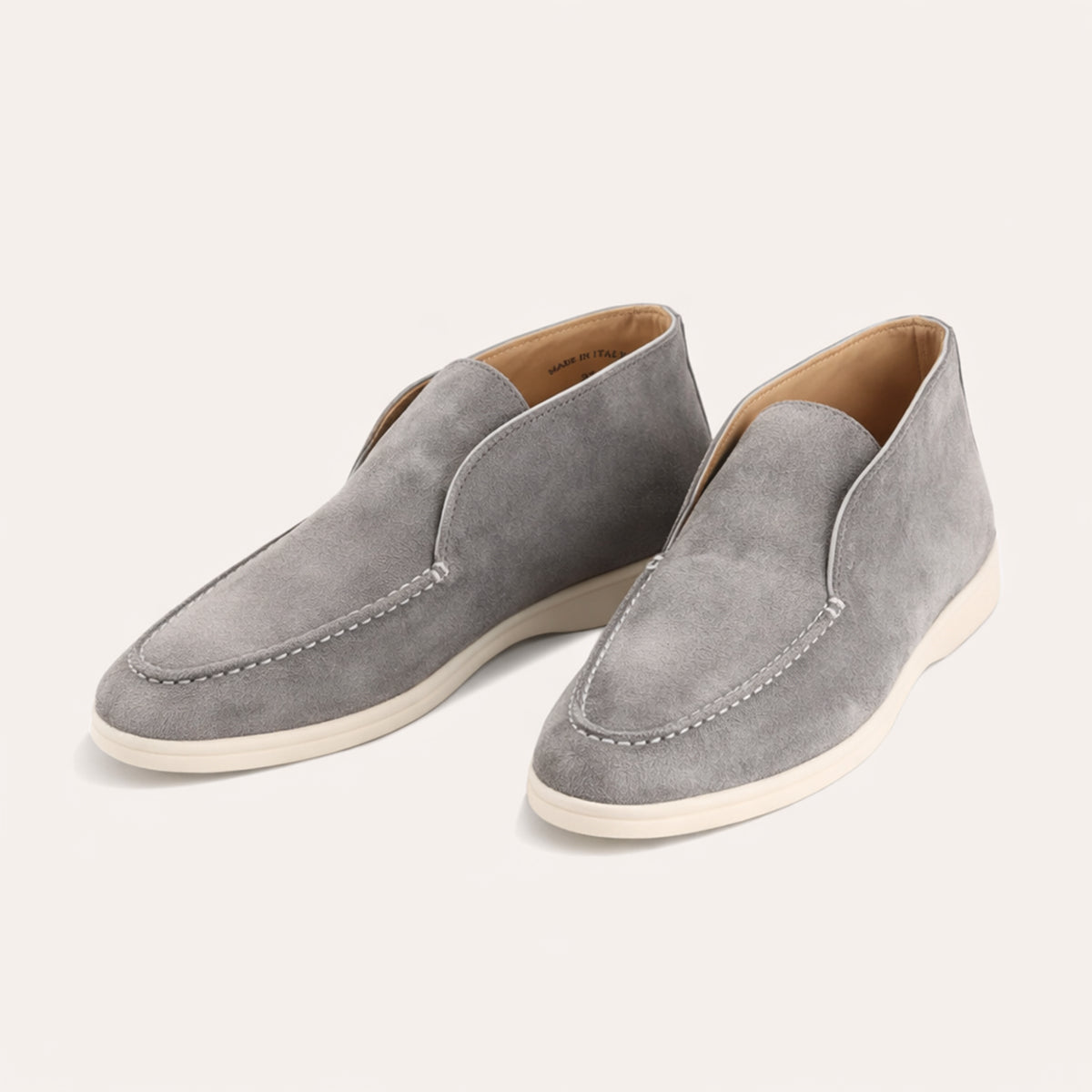 Mokasyny męskie wsuwane – klasyczny krój, niski profil - Arkadya Outlet - Men Shoes
