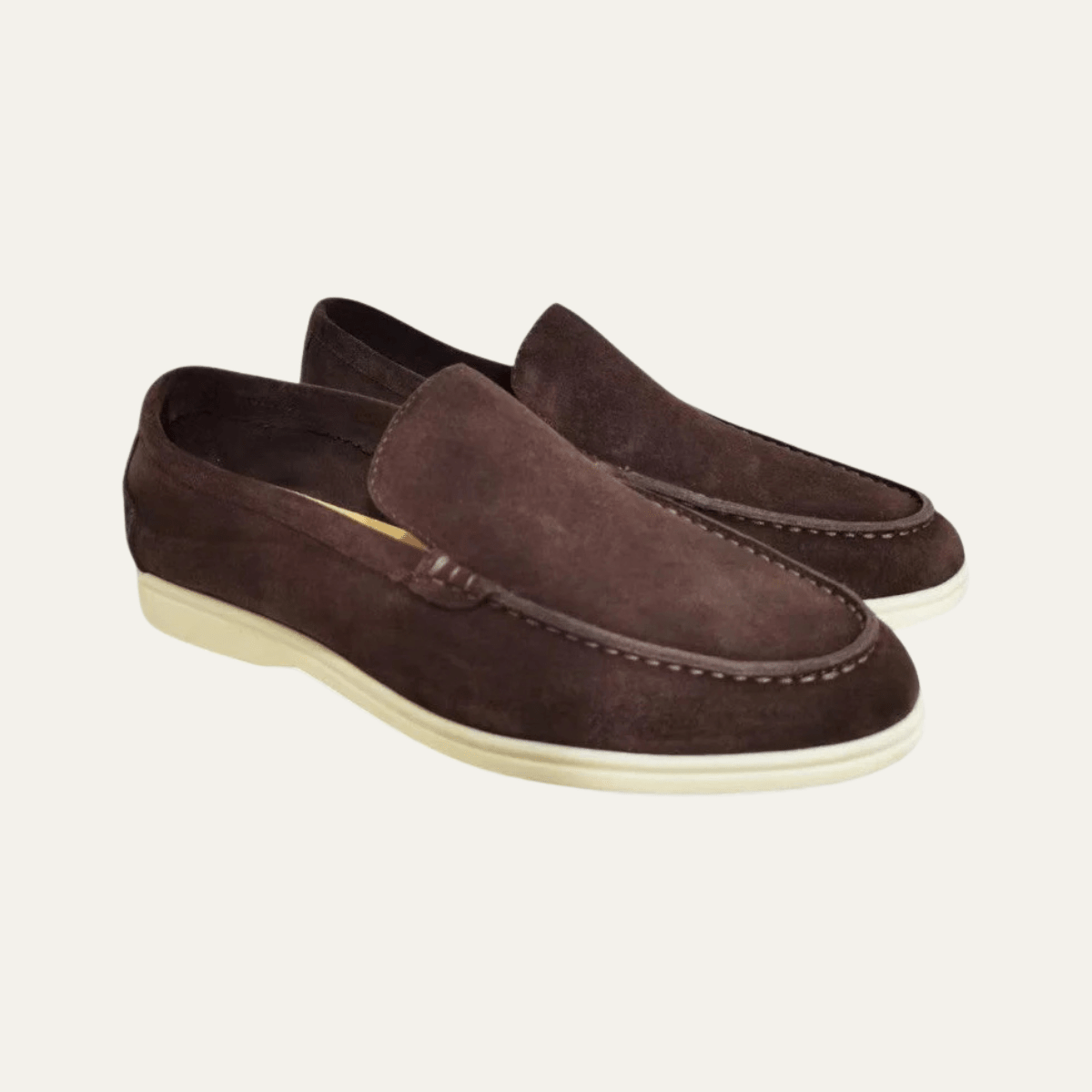Mokasyny męskie wsuwane – minimalistyczny design - Arkadya Outlet - Men Shoes