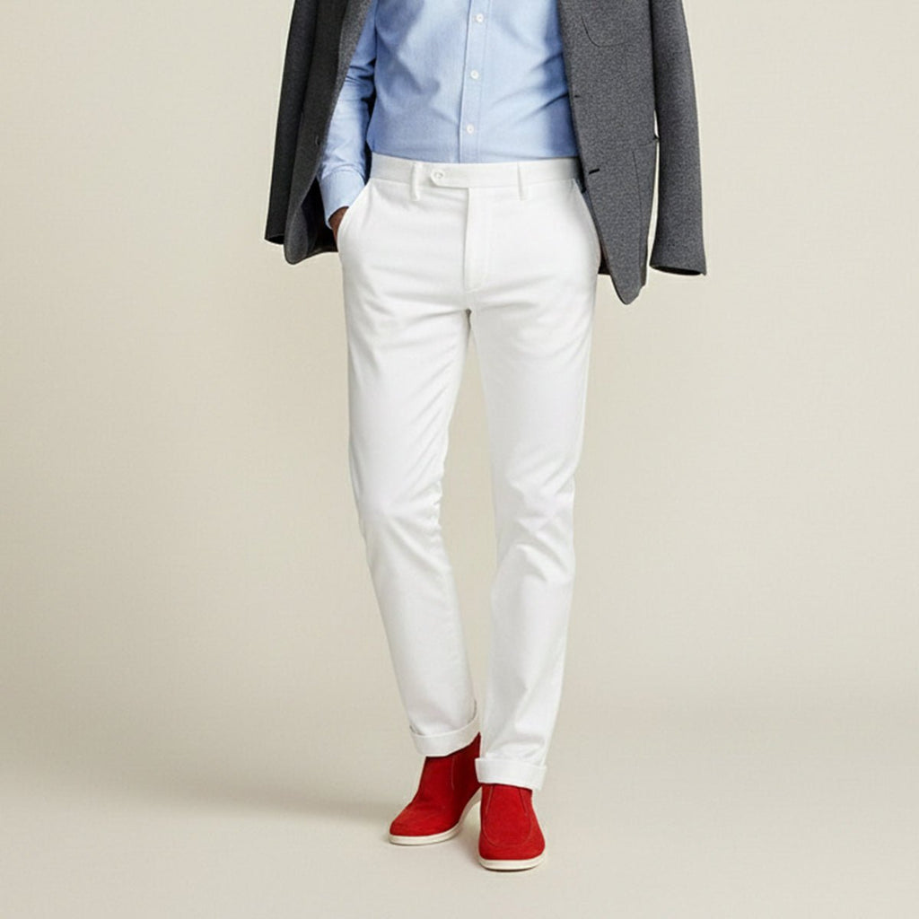 Mokasyny męskie wsuwane – standardowe dopasowanie - Arkadya Outlet - Men Shoes