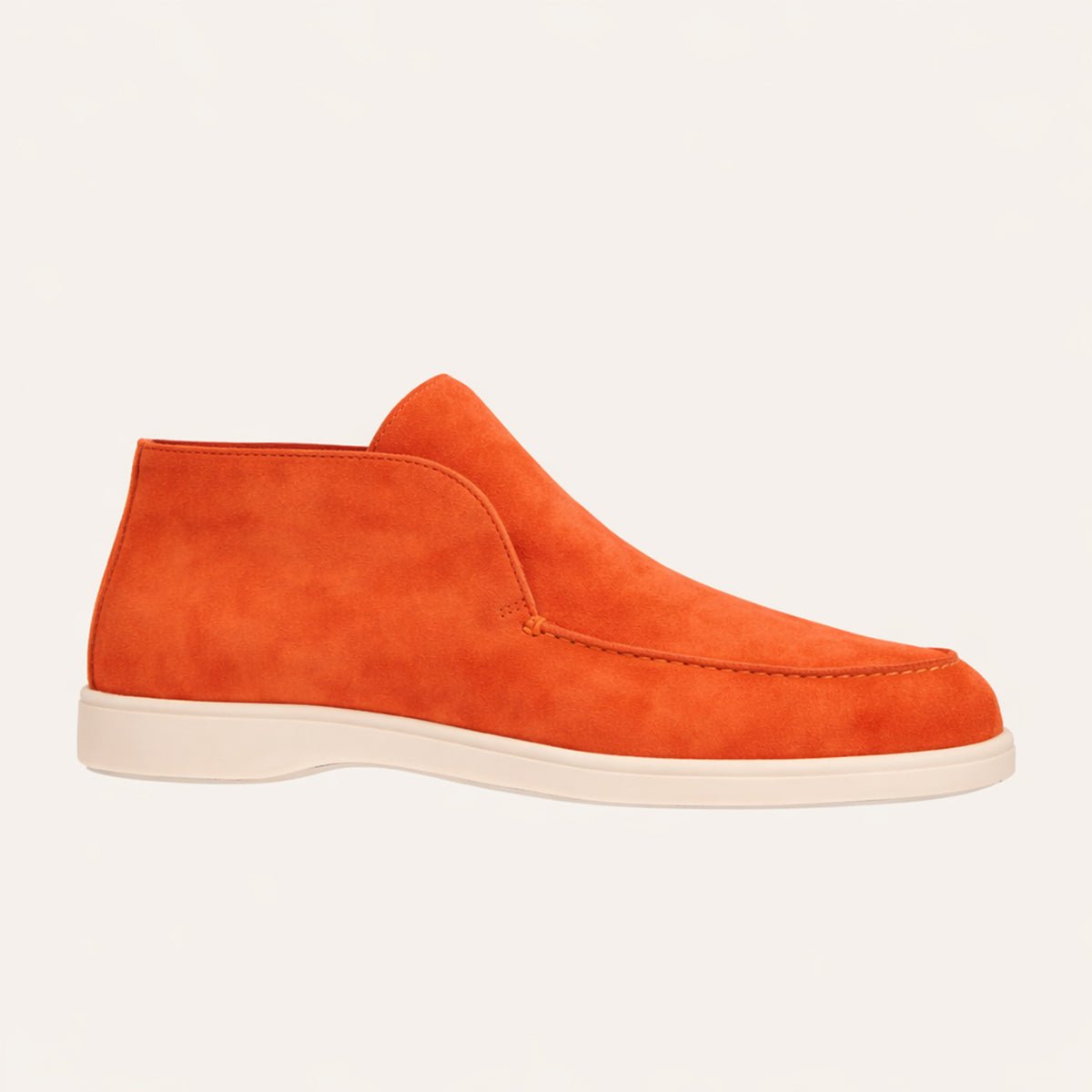 Mokasyny męskie wsuwane – standardowy krój, bez sznurówek - Arkadya Outlet - Men Shoes