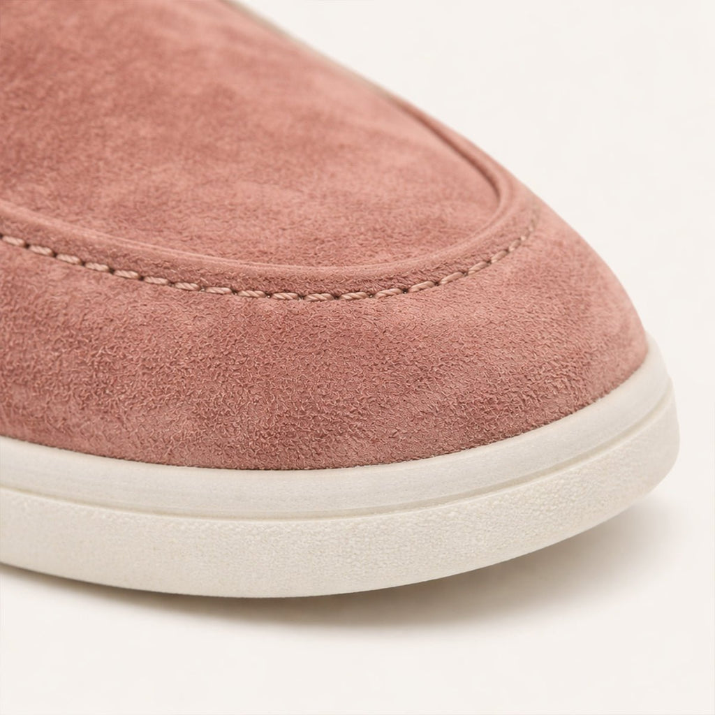 Mokasyny męskie wsuwane – standardowy krój, bez sznurówek - Arkadya Outlet - Men Shoes