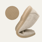 Mokasyny męskie wsuwane ze sztucznego zamszu – przeszycia - Arkadya Outlet - Men Shoes