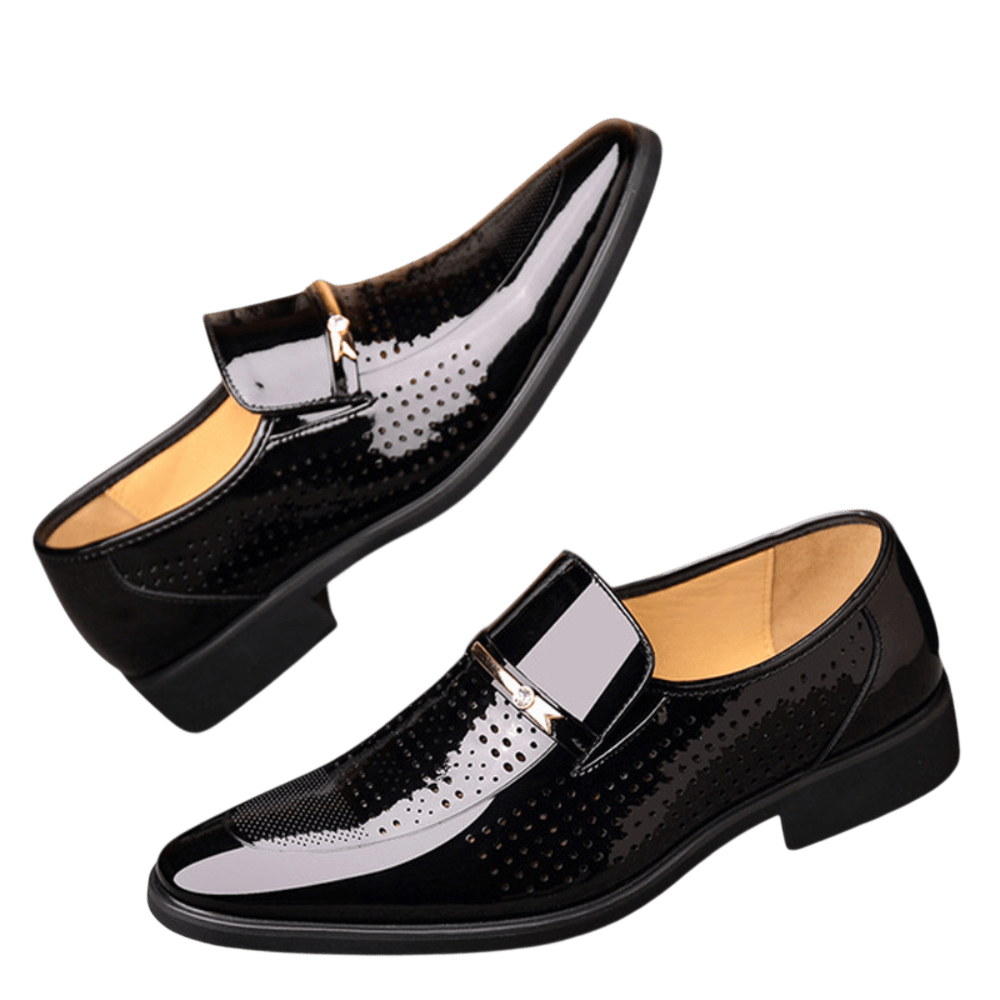 Mokasyny Wizytowe Męskie Wsuwany Szpiczasty Nosek - Arkadya Outlet - Men Shoes