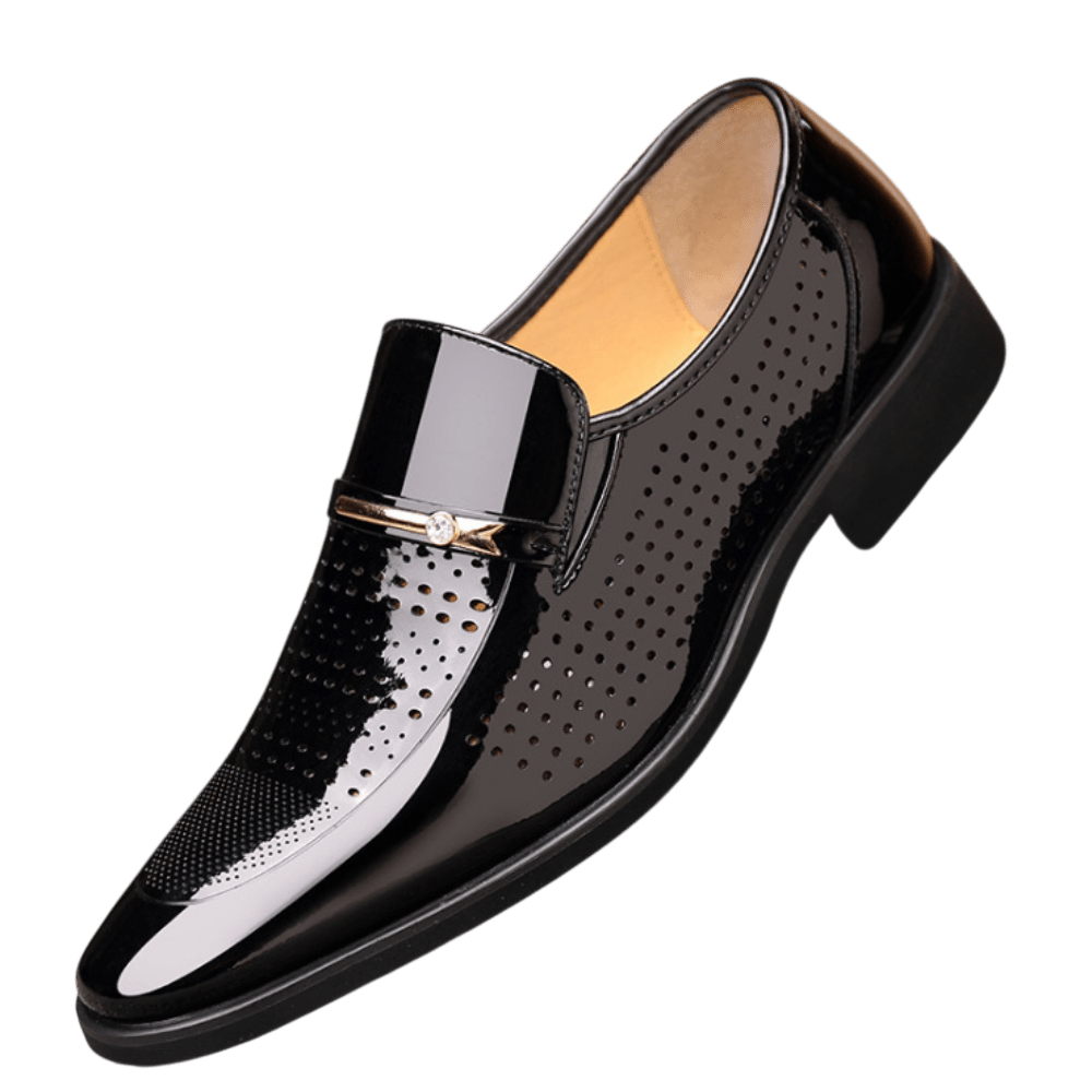 Mokasyny Wizytowe Męskie Wsuwany Szpiczasty Nosek - Arkadya Outlet - Men Shoes