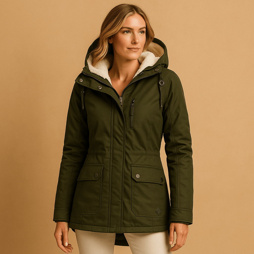 Płaszcz Damski Długi | Dopasowany krój na zimowe warunki - Arkadya Outlet - Coats