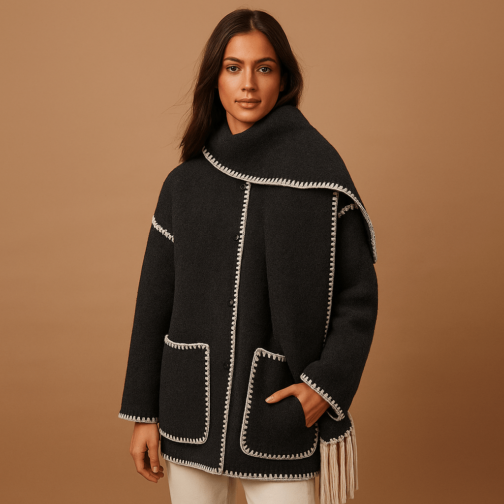 Płaszcz Damski | Dopasowany Krój na Zimowe Dni i Chłodne Wieczory - Arkadya Outlet - Coats