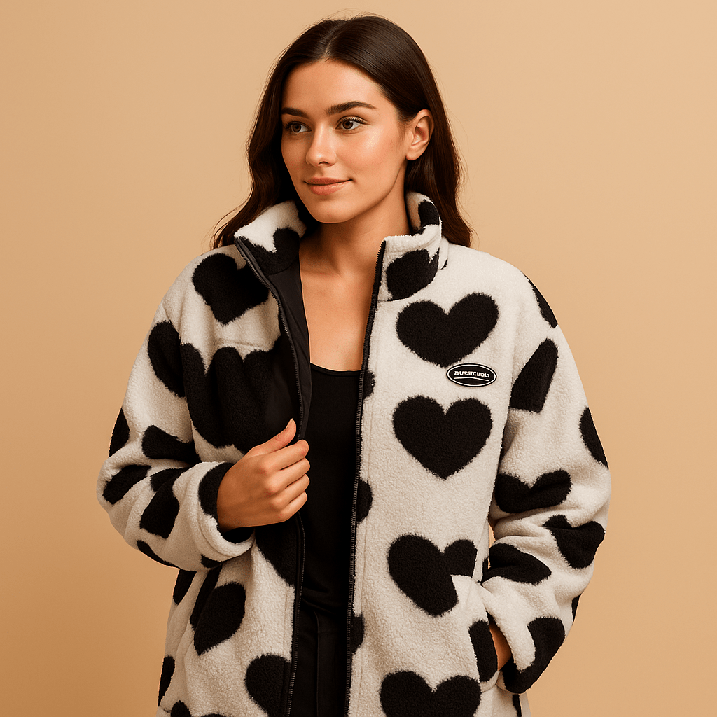 Płaszcz Damski | Dwustronny krój z luźnym dopasowaniem i długimi - Arkadya Outlet - Coats