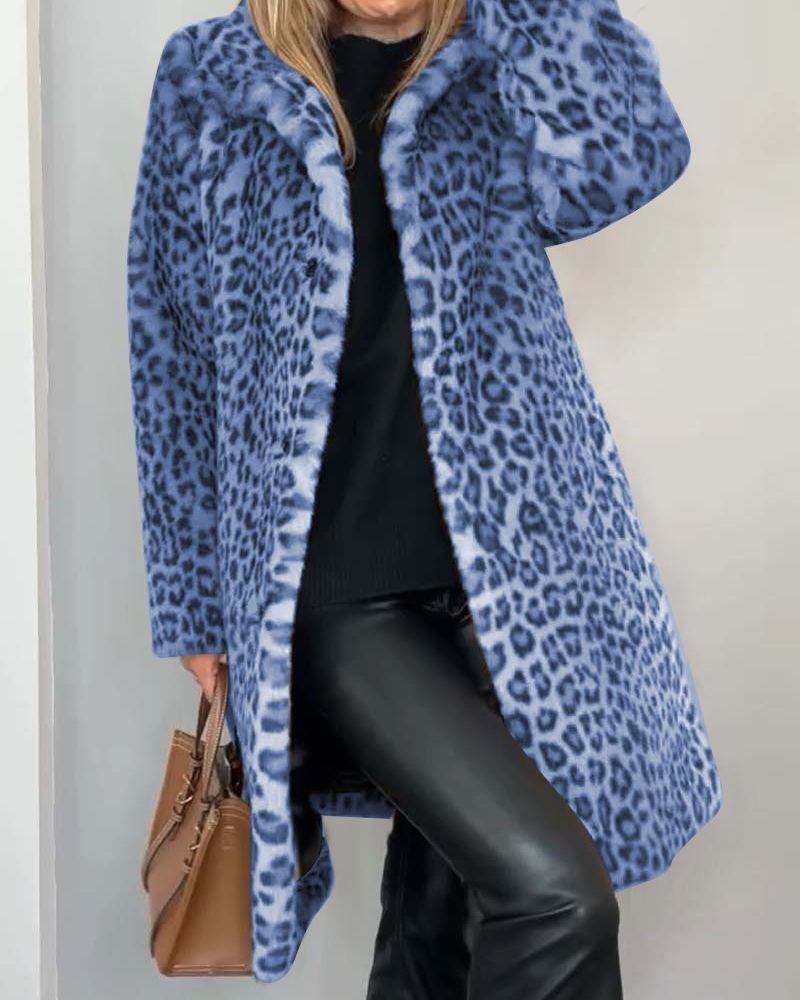 Płaszcz Damski | Krój Oversize z Kołnierzem Wykładanym - Arkadya Outlet - Coats