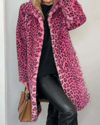 Płaszcz Damski | Krój Oversize z Kołnierzem Wykładanym - Arkadya Outlet - Coats