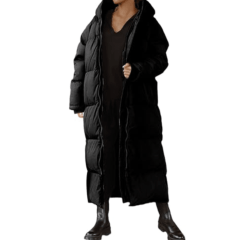 Płaszcz Damski Pikowany | Slim Fit z Długim Rękawem na Zimę - Arkadya Outlet - Coats