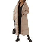 Płaszcz Damski Pikowany | Slim Fit z Długim Rękawem na Zimę - Arkadya Outlet - Coats