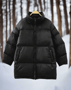 Płaszcz Damski | Pikowany z Wysokim Kołnierzem i Luźnym Krojem - Arkadya Outlet - Coats