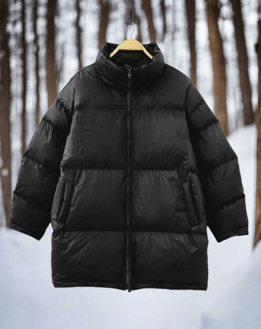 Płaszcz Damski | Pikowany z Wysokim Kołnierzem i Luźnym Krojem - Arkadya Outlet - Coats