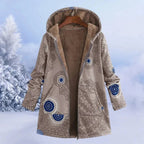 Płaszcz Damski z Kapturem | Regularny krój z zamkiem błyskawicznym - Arkadya Outlet - Coats