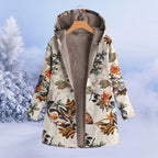 Płaszcz Damski z Kapturem | Regularny krój z zamkiem błyskawicznym - Arkadya Outlet - Coats