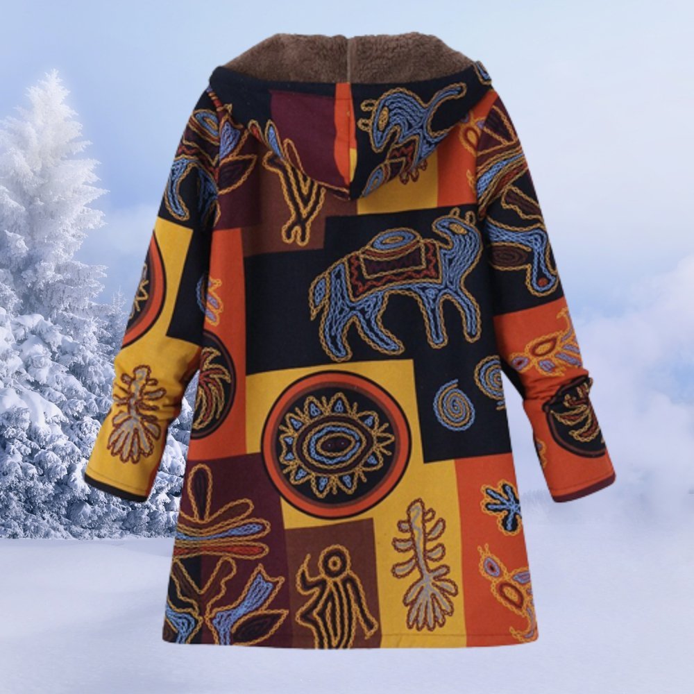 Płaszcz Damski z Kapturem | Regularny krój z zamkiem błyskawicznym - Arkadya Outlet - Coats