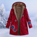 Płaszcz Damski z Kapturem | Regularny krój z zamkiem błyskawicznym - Arkadya Outlet - Coats