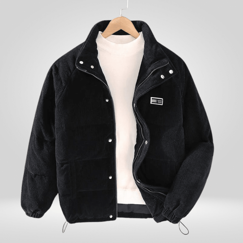 Płaszcz Męski | Luźny krój z zamkiem błyskawicznym na całej długości - Arkadya Outlet - Coats