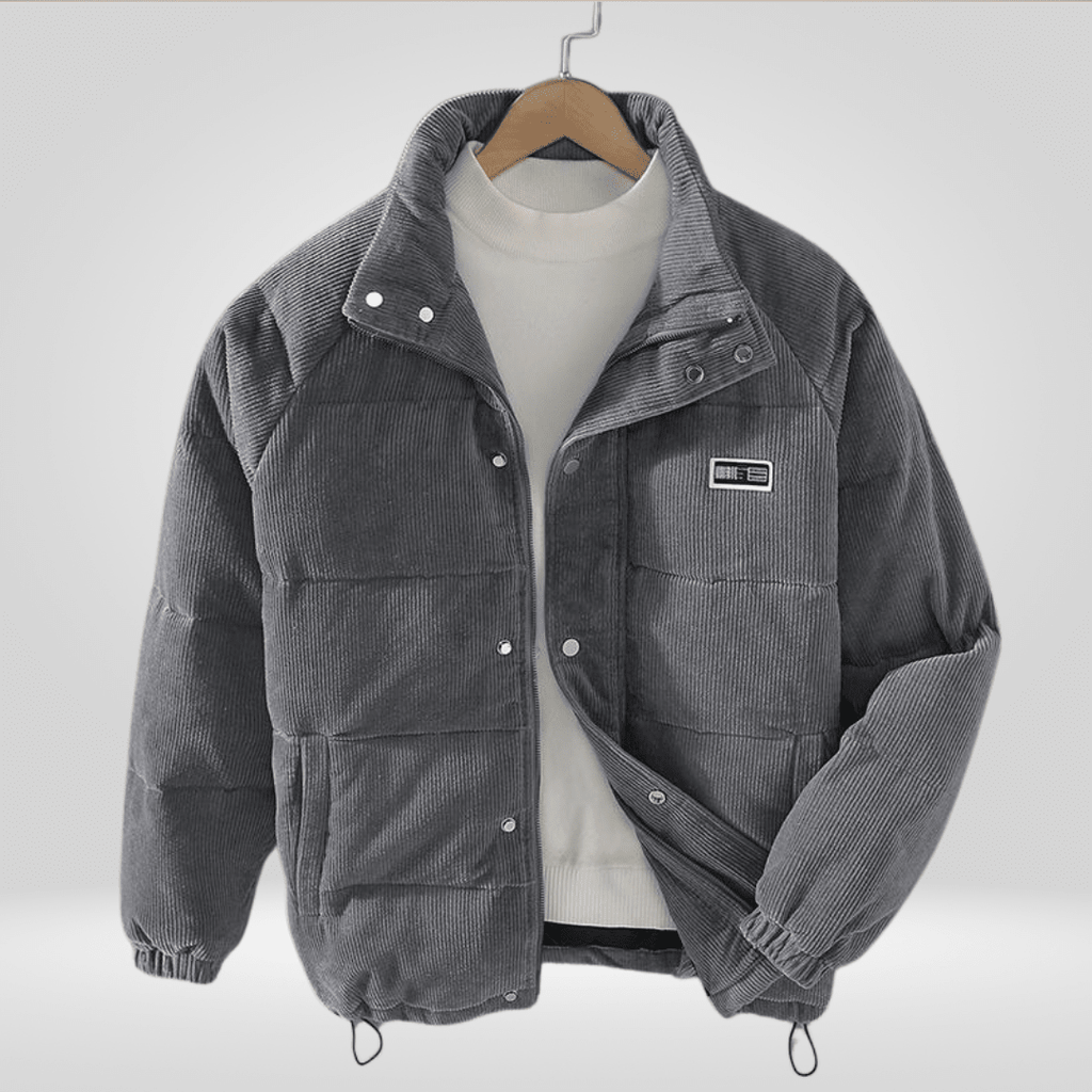 Płaszcz Męski | Luźny krój z zamkiem błyskawicznym na całej długości - Arkadya Outlet - Coats