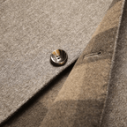 Płaszcz Męski | Regularny krój z kołnierzem stójką i guzikami - Arkadya Outlet - Coats