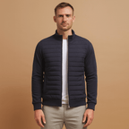 Płaszcz Męski | Wysoki Kołnierz i Dopasowany Krój na Zimę - Arkadya Outlet - Coats